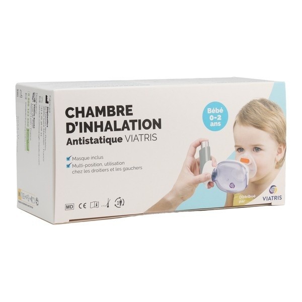 Chambre d'inhalation antistatique Viatris