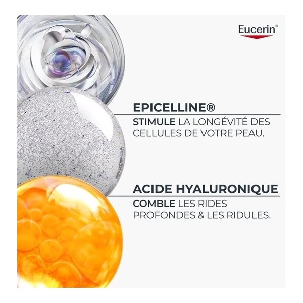 Eucerin Hyaluron Filler + Longevity Soin de jour épigénétique SPF 30