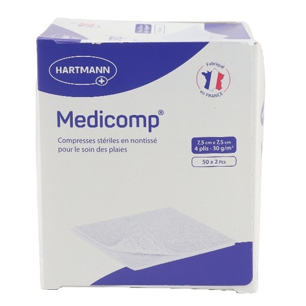 Medicomp compresses non tissées stériles