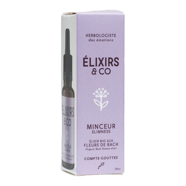 Elixirs and Co Fleurs de Bach Minceur gouttes bio