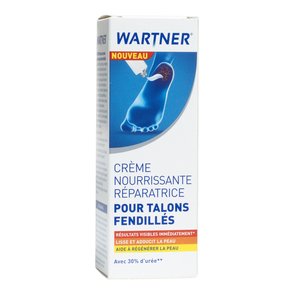 Wartner Crème nourrissante réparatrice pour talons fendillés