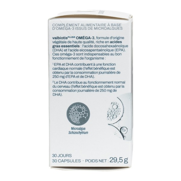 Valbiotis Plus Oméga 3 capsules