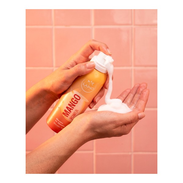 Laino mousse de douche Mango Power