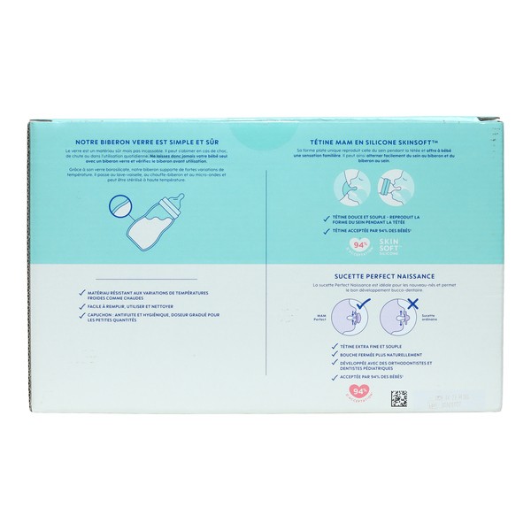 MAM Mon coffret biberons verre