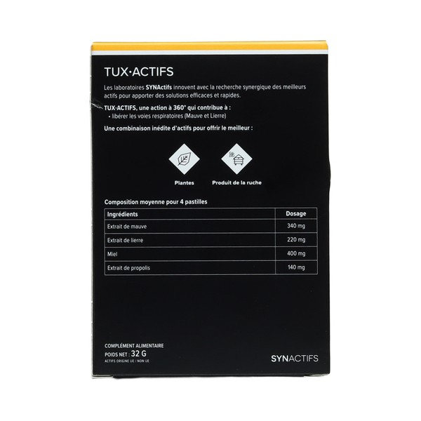 Aragan Tux Actifs pastilles
