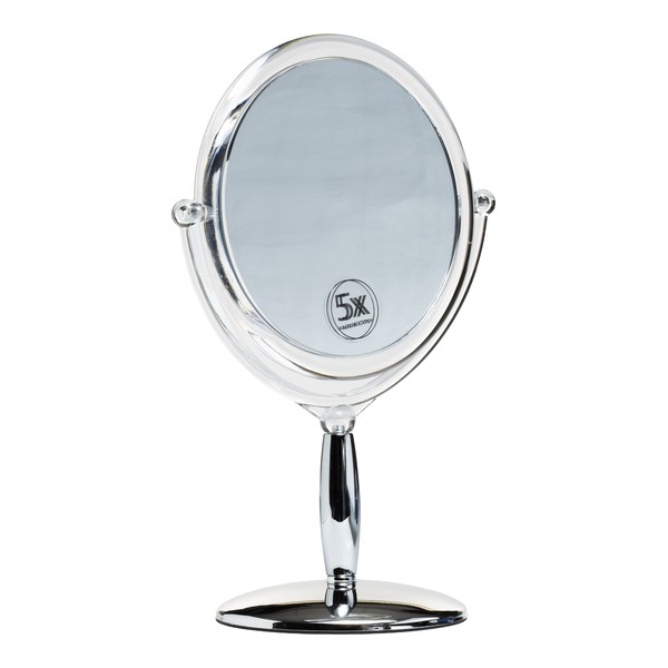 Miroir grossissant sur pied
