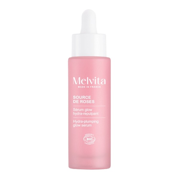 Melvita Source de Roses Sérum glow hydra repulpant bio