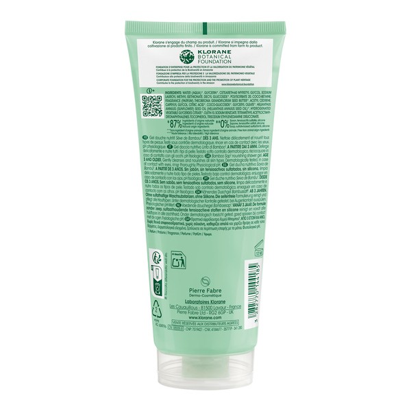 Klorane gel douche nutritif