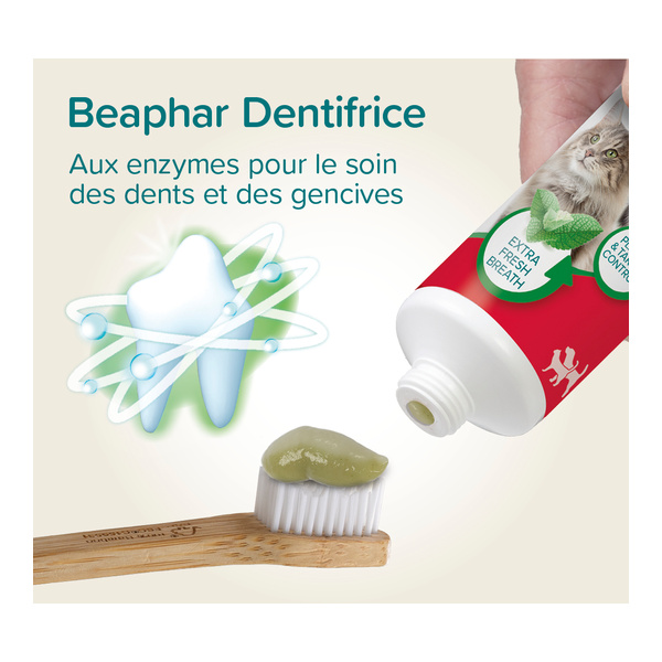 Beaphar Dentifrice chien chat Haleine fraiche