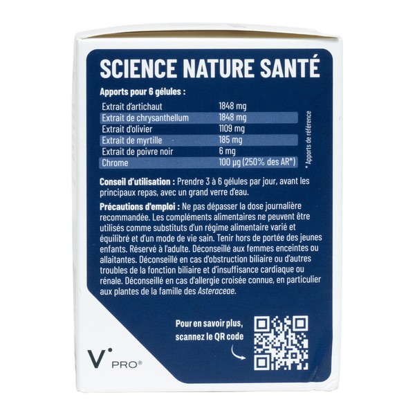Valbiotis Pro Santé métabolique gélules