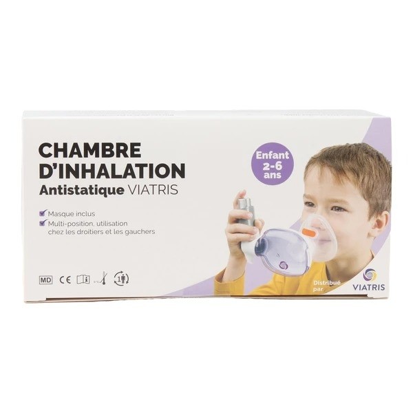 Chambre d'inhalation antistatique Viatris