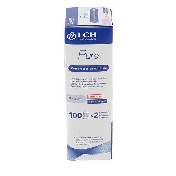 Compresses non tissées stériles LCH Pure