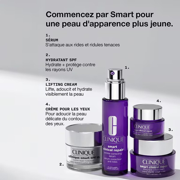 Clinique Smart Clinical Repair Crème liftante visage + cou