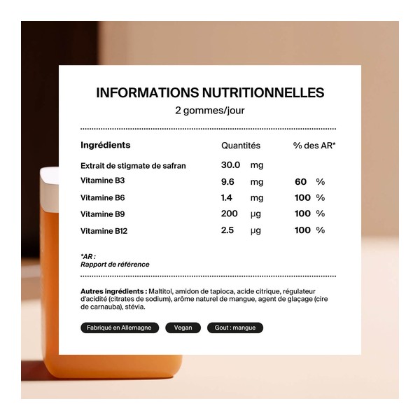 Naali Anti Stress gummies sans sucre