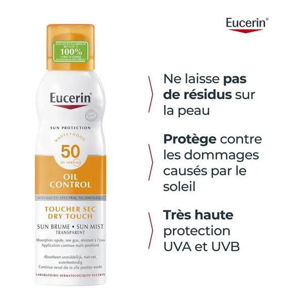 Eucerin Sun Protection Oil control Brume solaire SPF 50