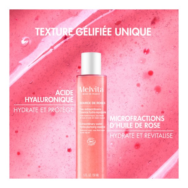 Melvita source de roses eau extraordinaire bio