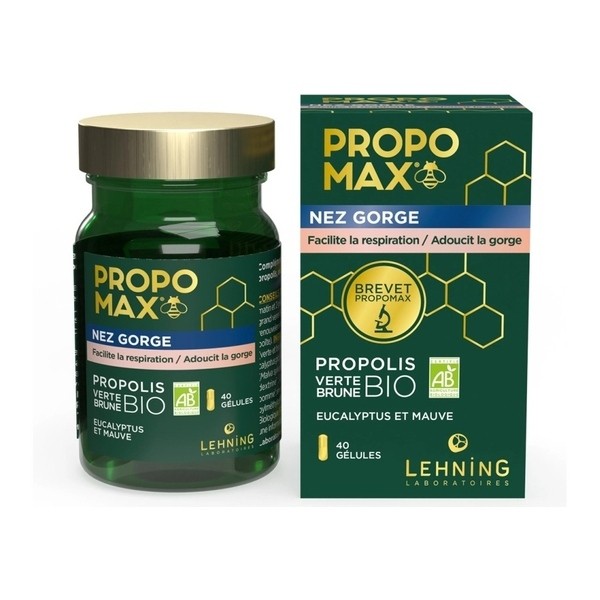 Lehning Propomax Nez Gorge bio gélules