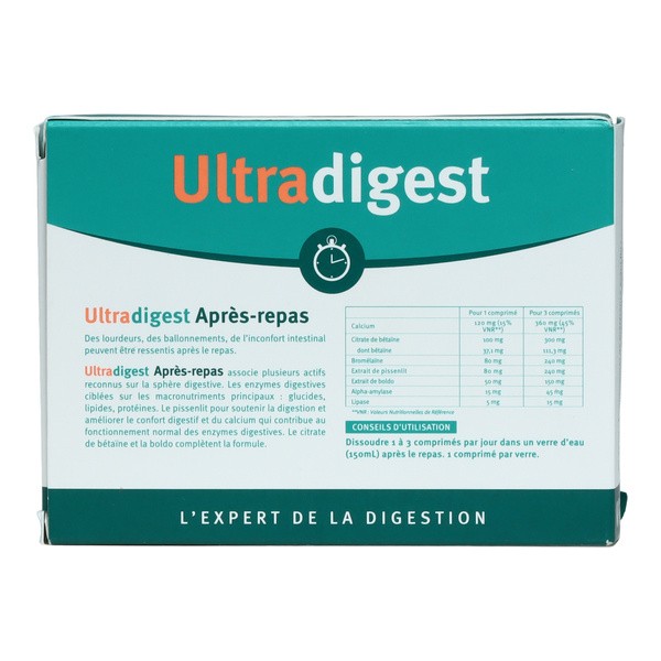 Vitavea Ultradigest Après-repas comprimés effervescents