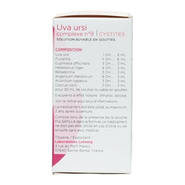 Lehning Uva Ursi Complexe n°09 solution buvable