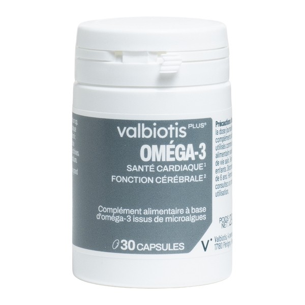Valbiotis Plus Oméga 3 capsules