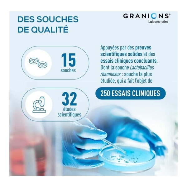 Granions Probiotiques Flore intestinale gélules