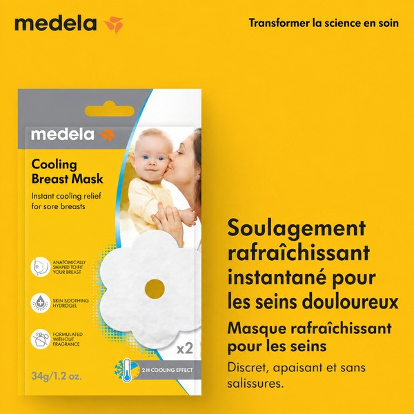 Medela Masque rafraichissant pour seins