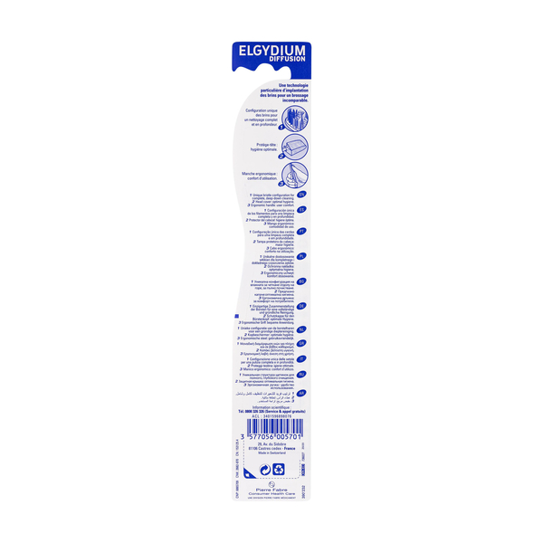 Elgydium Diffusion brosse à dents souple
