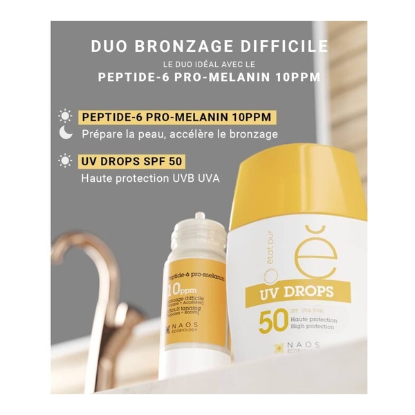 Etat pur Peptide-6 Pro-mélanine 10 ppm
