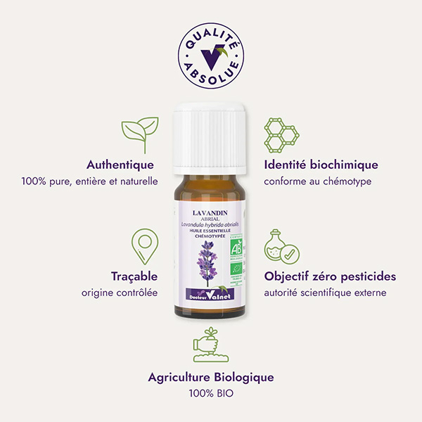 Docteur Valnet Huile essentielle de Lavandin abrial Bio