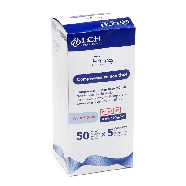 Compresses non tissées stériles LCH Pure