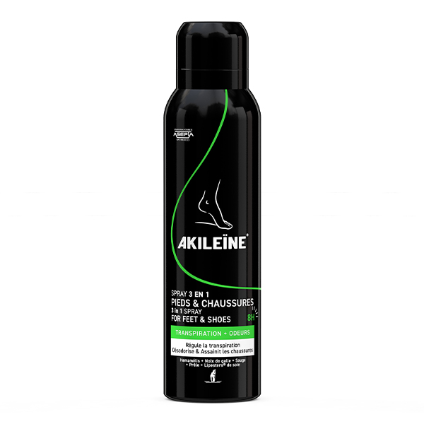 Akileïne Spray 3 en 1 pieds et chaussures