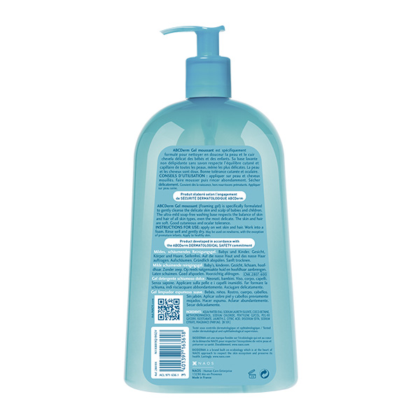 Bioderma ABCDerm gel moussant Bébé