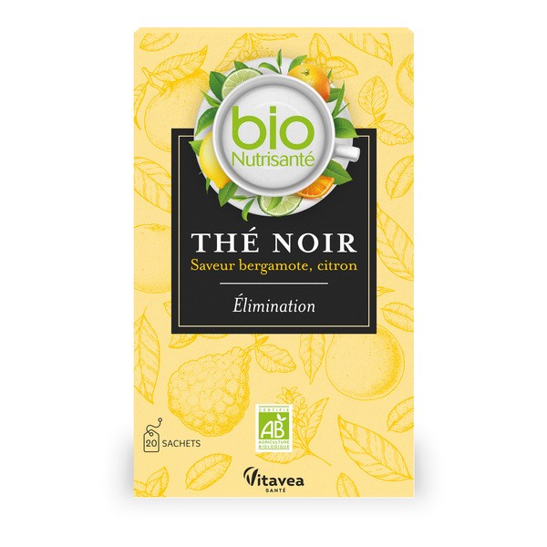 Bio Nutrisanté Thé noir Elimination sachets