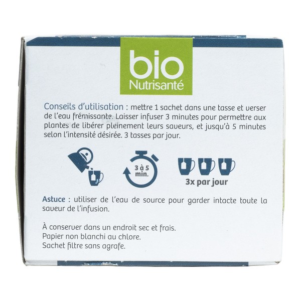 Bio Nutrisanté infusion Douce nuit sachets