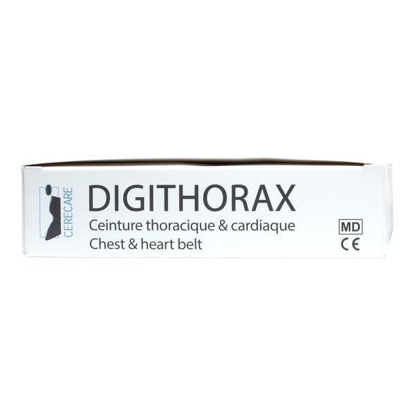 Digithorax ceinture thoracique noire 25 cm