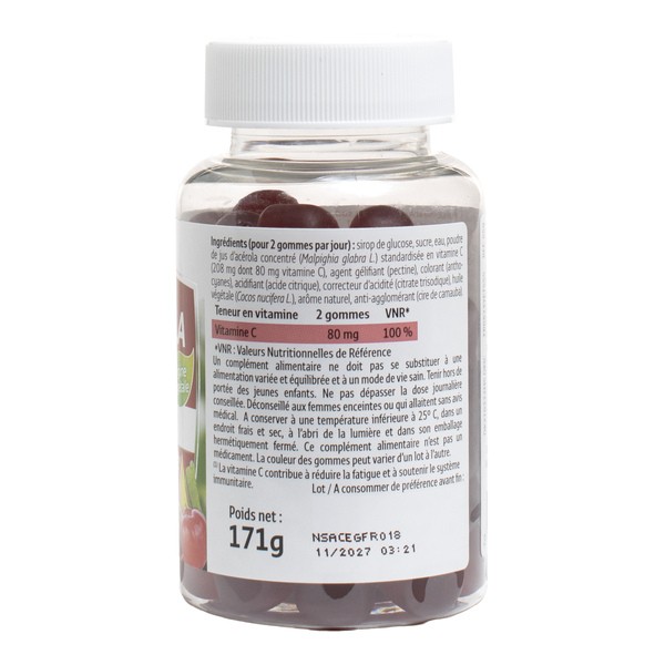 Forté Pharma Acérola Vitamine C gummies
