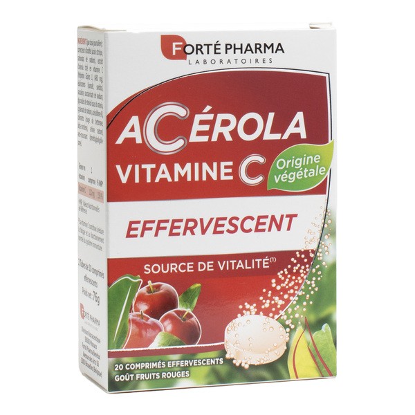 Forté Pharma Acérola Vitamine C comprimé effervescent