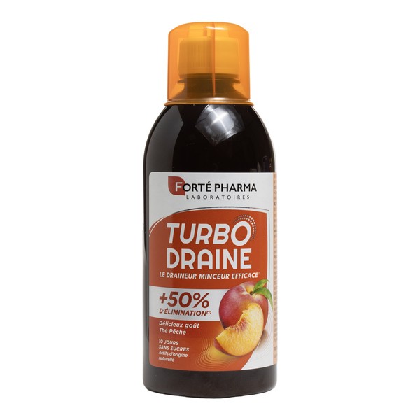 Forté Pharma Turbodraine thé pêche solution buvable