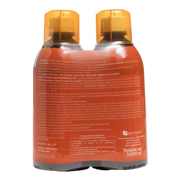 Forté Pharma Turbodraine thé pêche solution buvable