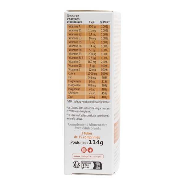 Forté Pharma MultiVit' 4G Energie comprimés effervescents