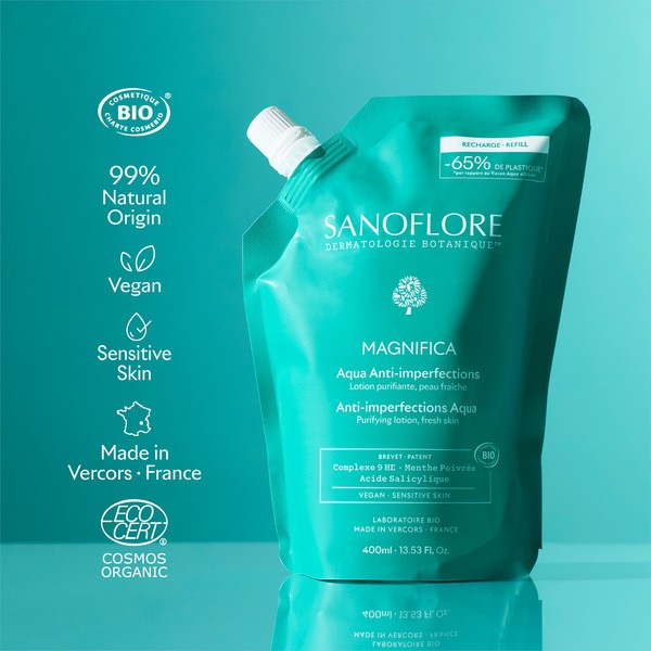 Sanoflore Magnifica Aqua Lotion anti imperfections Bio