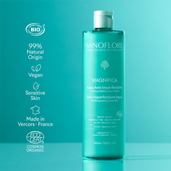 Sanoflore Magnifica Aqua Lotion anti imperfections Bio