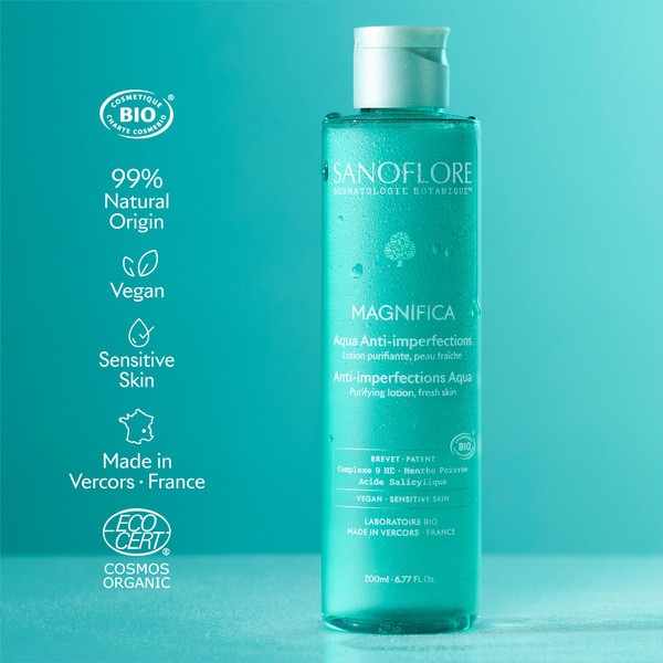 Sanoflore Magnifica Aqua Lotion anti imperfections Bio