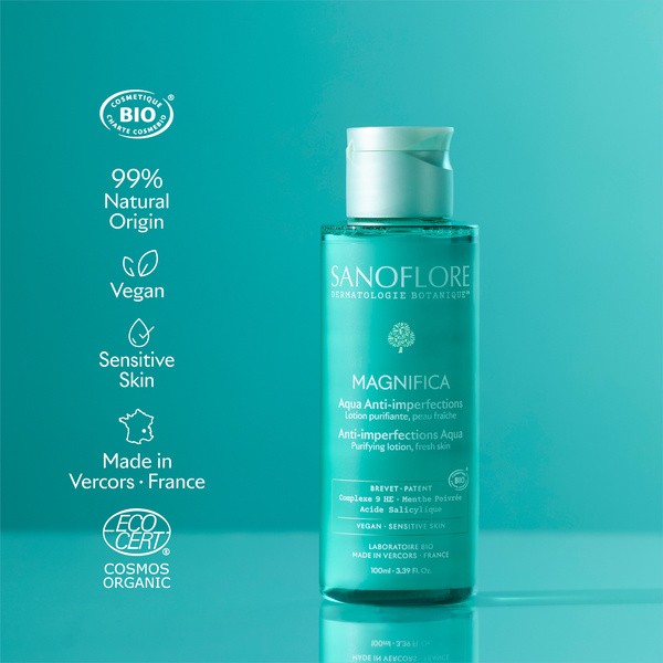 Sanoflore Magnifica Aqua Lotion anti imperfections Bio