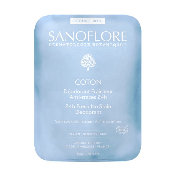 Sanoflore Déodorant Coton 24H bio roll on