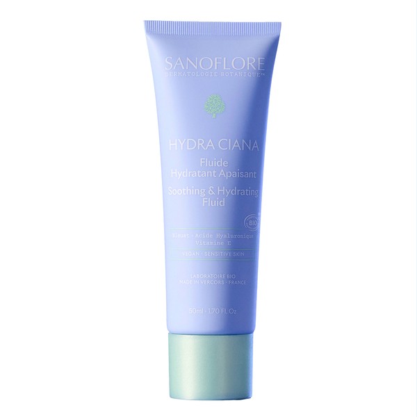 Sanoflore Hydra Ciana Fluide Hydratant Apaisant bio