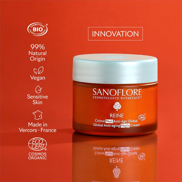 Sanoflore Reine Crème Nuit anti âge global bio