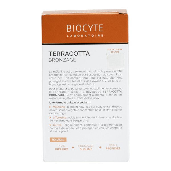Biocyte Terracotta Bronzage gélules