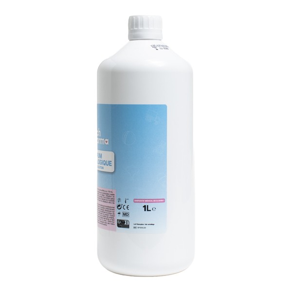 Sérum physiologique en bouteille