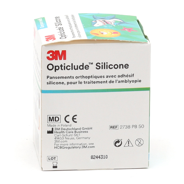 Solventum Opticlude Silicone pansement orthoptique x 50